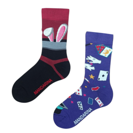 Mandarina Socks Magie – mismatched goochelsokken
