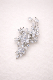 Broche - zilverkleurig - corsage
