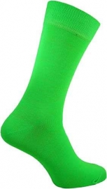 Felgekleurde gif groene neon Rock'n Roll sokken voor meisjes en dames in maat 35 - 41