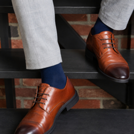 SUIT UP Marlon Darkbleu herensokken – maat 40-45