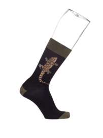 Bonnie Doon Gecko sokken zwart/groen mt 40 - 46