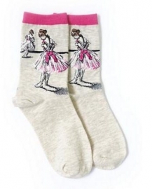Kunst Art Sokken naar de Ballerina van Edgar Degas, maat 35 - 38