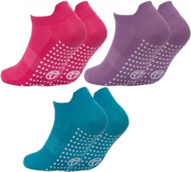 Antislip sport sokken -yoga -pilates - gym - maat 37/42 - set van 3 paar pastel