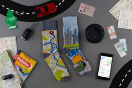 Mismatched sokken - Big City - 2 verschillende sokken - maat 40/43