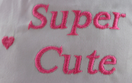 Zonnehoedje Super Cute licht roze  - maat 50,52