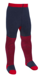 baby maillot blauw met rood en rendier afbeelding - 0/6 mnd