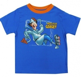 Inspector Gadget T-shirt blauw 110/116