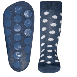 Anti slip ZOMER sokken set van 2 paar roze/blauw maat 23-26