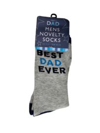 Papa sokken - Vaderdag sokken - Best Dad Ever - maat 40/45
