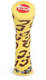 Luipaard sokken - Silly socks - maat 33-37