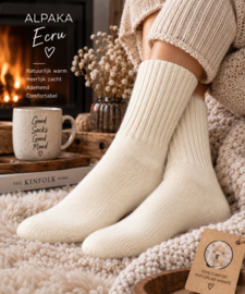Alpaca thermosokken dames – warm en zacht