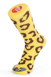 Luipaard sokken - Silly socks - maat 33-37