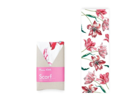 Sjaal - Drie Tulpen – Geïnspireerd op Maria Sibylla Merian