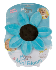 Mini Blooming Bath baby washand  - was bloem - Blauw