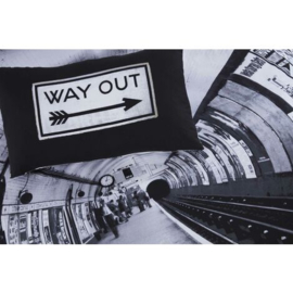 Londen metro dekbedovertrek  Platform Underground - 2 persoons met 2 x kussensloop