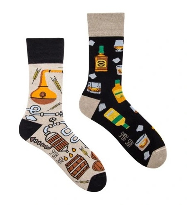 Mismatched sokken - Whisky socks - 2 verschillende sokken - maat 40/43