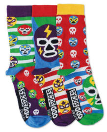 Oddsocks - Mismatched verschillende sokken - Mask - 3 sokken - maat 31 tot 38