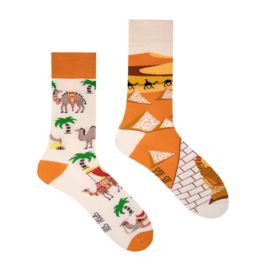 Mismatched sokken - Kamelen - Egypte sokken - 2 verschillende sokken - maat 40/43