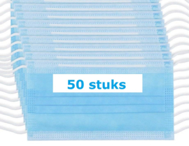 Mondkapjes 3 laags - 50 stuks