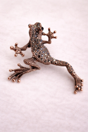 Broche - zilverkleurig - groot