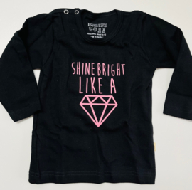 Longsleeve + broekje - Diamant - maat 86/92
