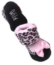 Baby sokje in ballet schoentjes model  I'm Wild Roze in cadeau zakje