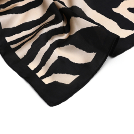 Sjaal - Zebra Print - Zwart Beige