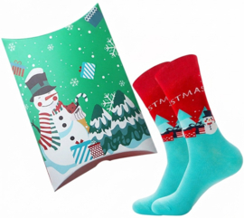 Kerstsokken met cadeauverpakking – Merry Christmas