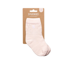 STUCKIES® anti slip sokken in lichtrose (ROSE) maat 16/18