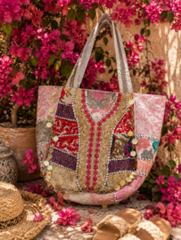 Bohemian Ibiza Tas met metalen details
