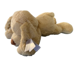 Knuffelhond met grote snuit - bruin camel kleur - superzacht
