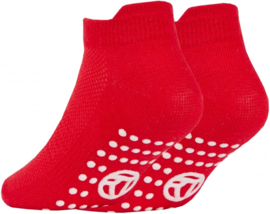 Anti slip sport sokken - maat 23/26 - boy - set van 3 paar rood/groen/blauw