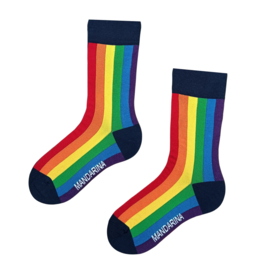 Regenboogsokken – kleurrijke gestreepte sokken