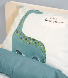 I am a Dino - Eenpersoons maat met 1 kussensloop - Little Monster