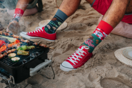 Mismatched sokken - Barbeque - 2 verschillende sokken - maat 40/43