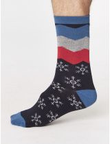 Bamboe sokken - snowflake - set van 3 paar -  maat 41-46