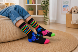 Oddsocks - Mismatched verschillende sokken - Dieren - 3 sokken - maat 30,5 tot 38,5