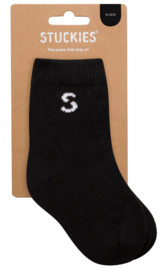 STUCKIES® anti slip sokken in zwart (BLACK) maat 16/18