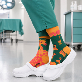Mandarina Socks Giraffe – kleurrijke mismatched sokken