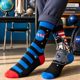 Sokisahtel mismatched sokken – NASA & Astronaut – maat 40-45