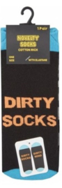 Fun tekst sokken Dirty Socks - maat 37/43