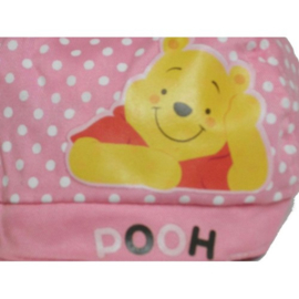 Zonnecap Winnie the Pooh gestippeld - maat 3/5 jaar en 6/8 jaar