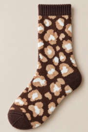 Alpaca sokken dames panterprint – maat 35-38 en 39-42