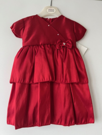 rode baby feestjurk / gelegenheidsjurk / bruidsmeisjesjurk - 6 tot 12 maanden