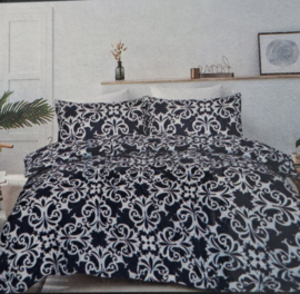 Loves Homecollectie dekbedovertrek - Barok design blauw - eenpersoons met 1 kussensloop