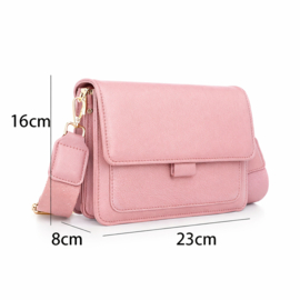 Schoudertas - Crossbody - Rose - Powder Pink