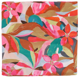 Sjaal - Rose - Bloemenprint