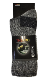 THERMO sokken met 40% wol - grijs - maat 39/42