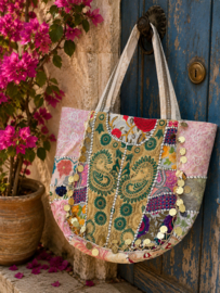 Bohemian Ibiza Tas met metalen details