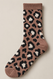 Alpaca sokken dames panterprint – maat 35-38 en 39-42